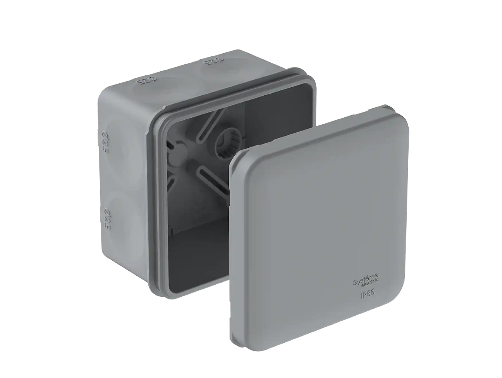 Распредкоробка квадратная IP66 70х70