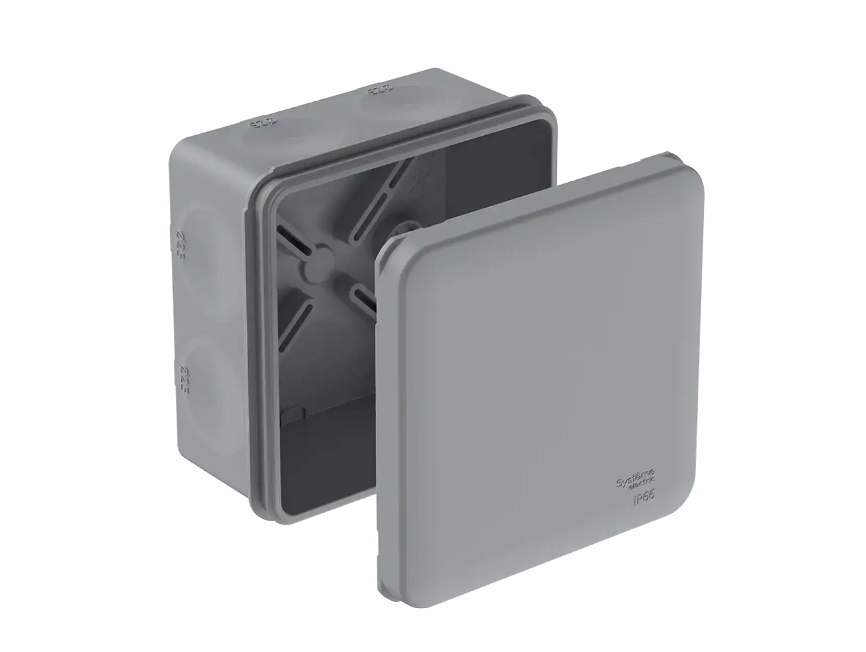 Распредкоробка квадратная IP66 85х85