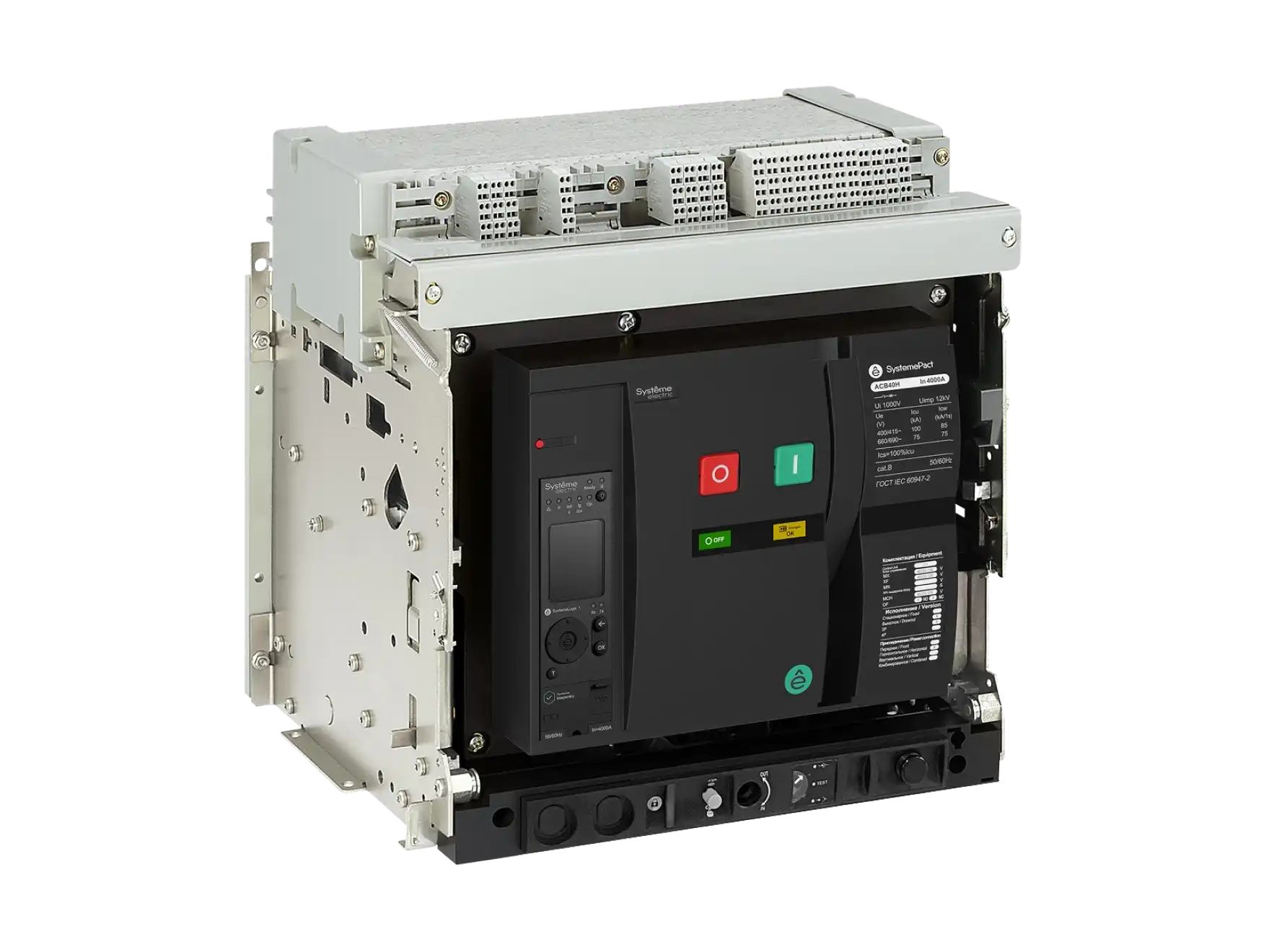 ACB2 800-4000A + SLX, выкатной, 3Р