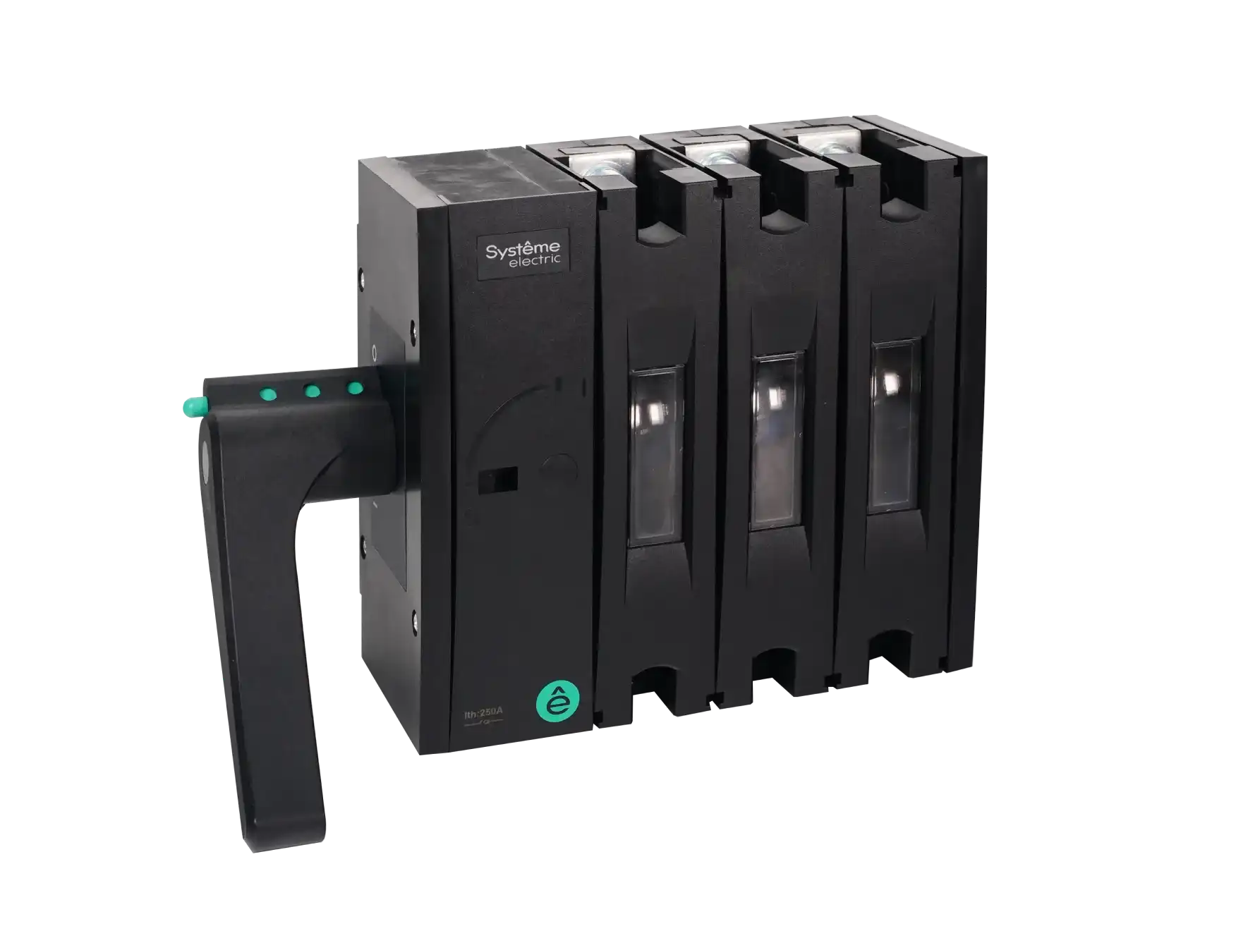 SystemePact SD, габарит до 250А, 3P, левая боковая рукоятка