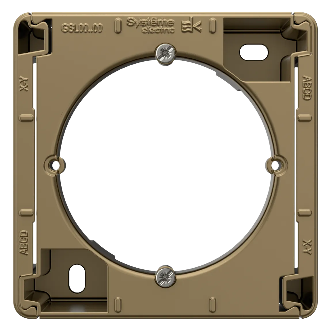 Коробка для наружного монтажа Glossa титан