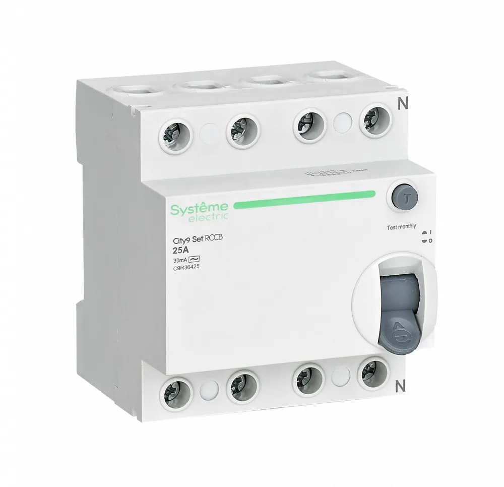 City9 Set ВДТ 25А 4P 30мА Тип-AC 400В C9R36425 Systeme Electric