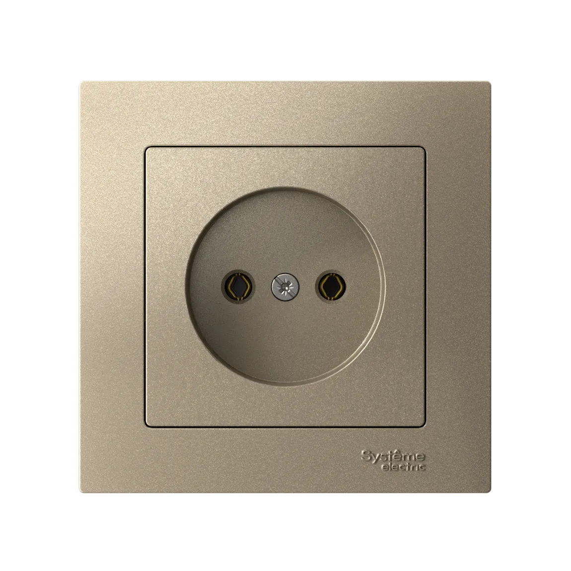 ATLASDESIGN РОЗЕТКА без заземления без шторок, 16А, в сборе