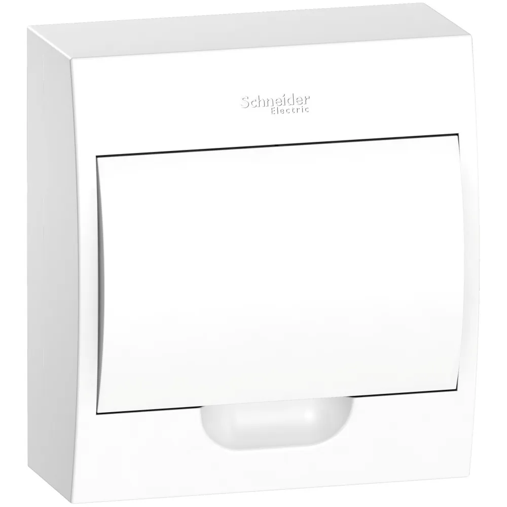 Корпус навесной City9 Box 1 ряд/8 модулей с белой дверцей