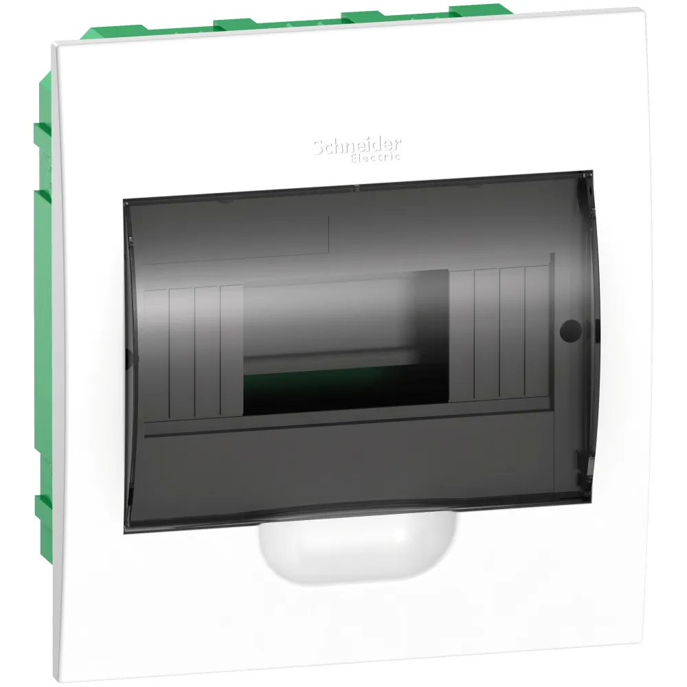 Корпус встраиваемый City9 Box 1 ряд/8 модулей с прозрачной дверцей