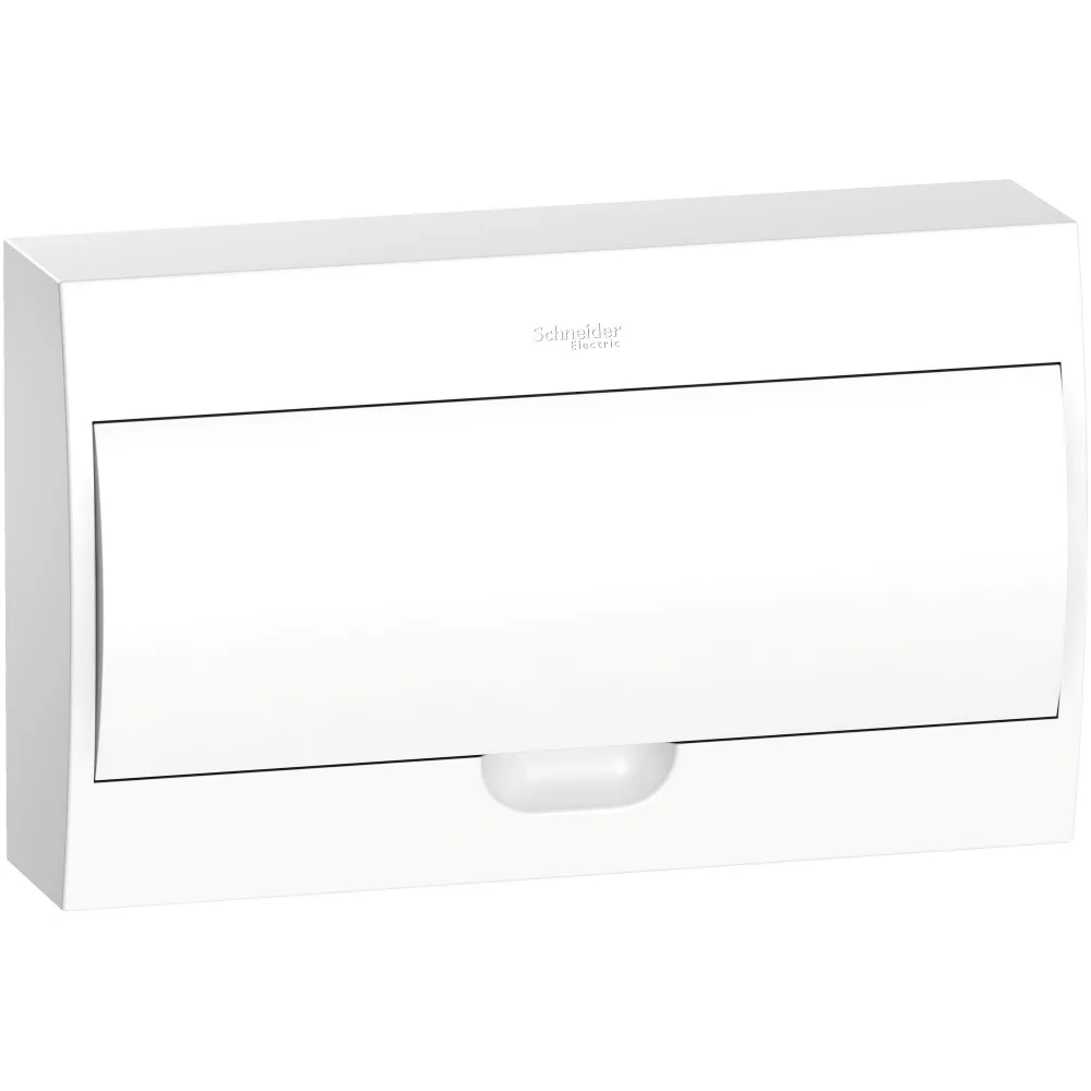 Корпус навесной City9 Box 1 ряд/18 модулей с белой дверцей