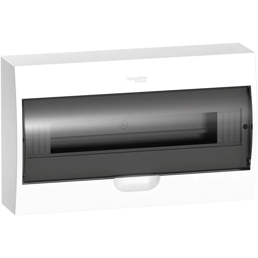 Корпус навесной City9 Box 1 ряд/18 модулей с прозрачной дверцей