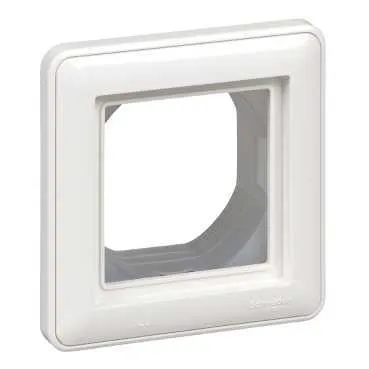 W59 AQUA 1-постовая РАМКА, IP44, БЕЛЫЙ