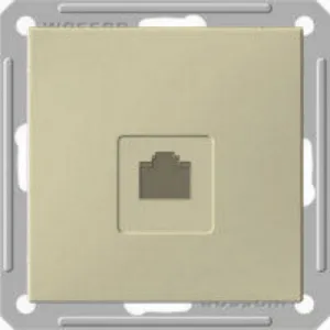 W59 РОЗЕТКА компьютерная RJ45 кат. 5e, механизм, СЛОНОВАЯ КОСТЬ