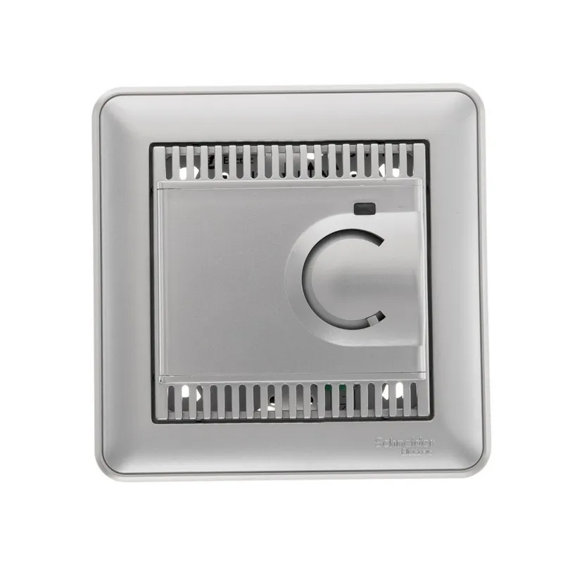 W59 ТЕРМОСТАТ электрон.теплого пола с датчиком,от+5до+50°C,10A,в сборе, МАТ.ХРОМ