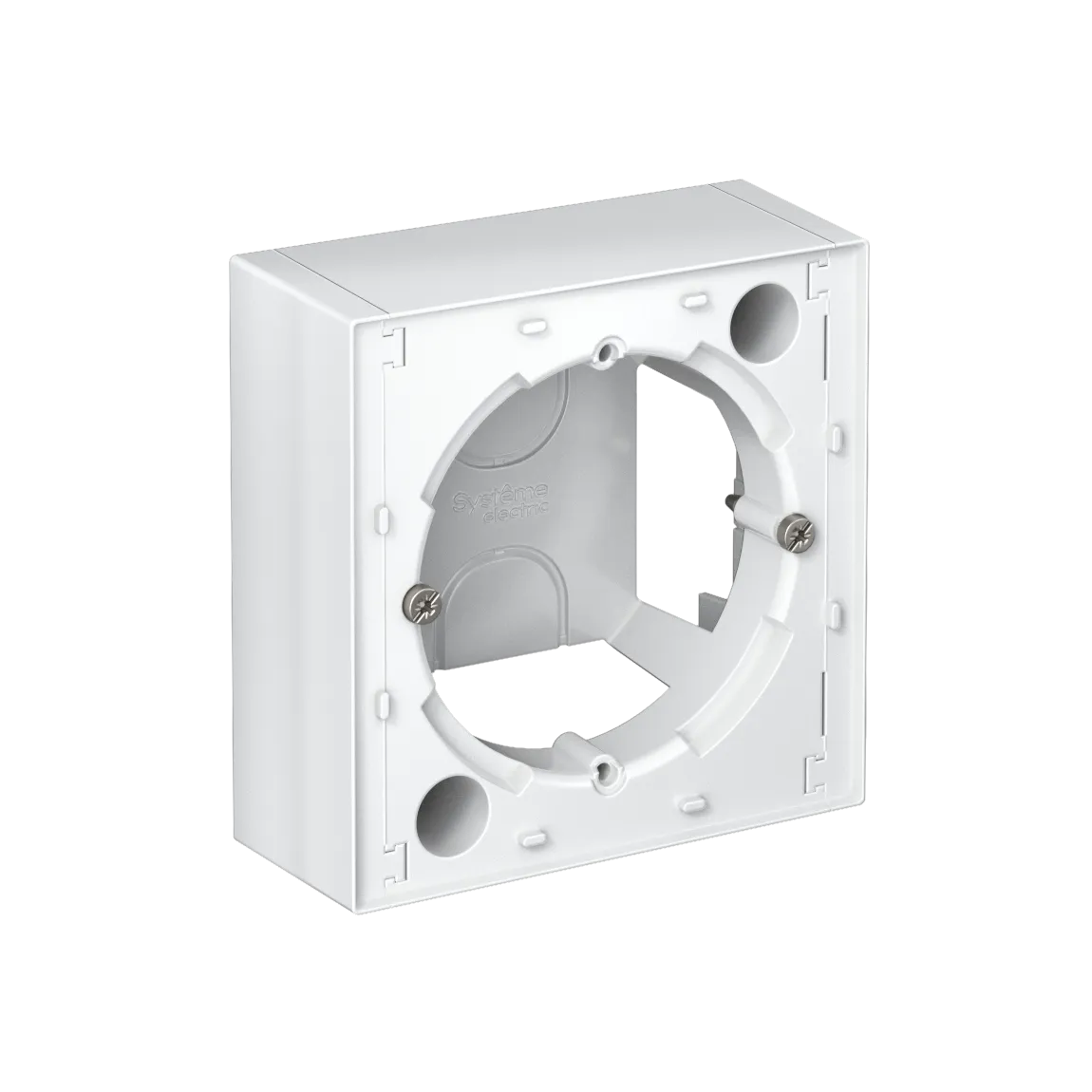 ATLASDESIGN КОРОБКА для наружного монтажа, БЕЛЫЙ.