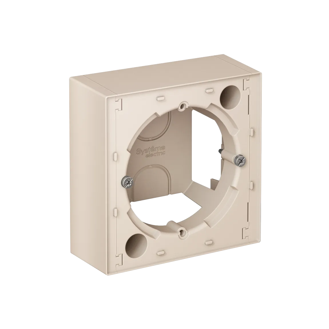 Коробка для наружного монтажа AtlasDesign бежевый