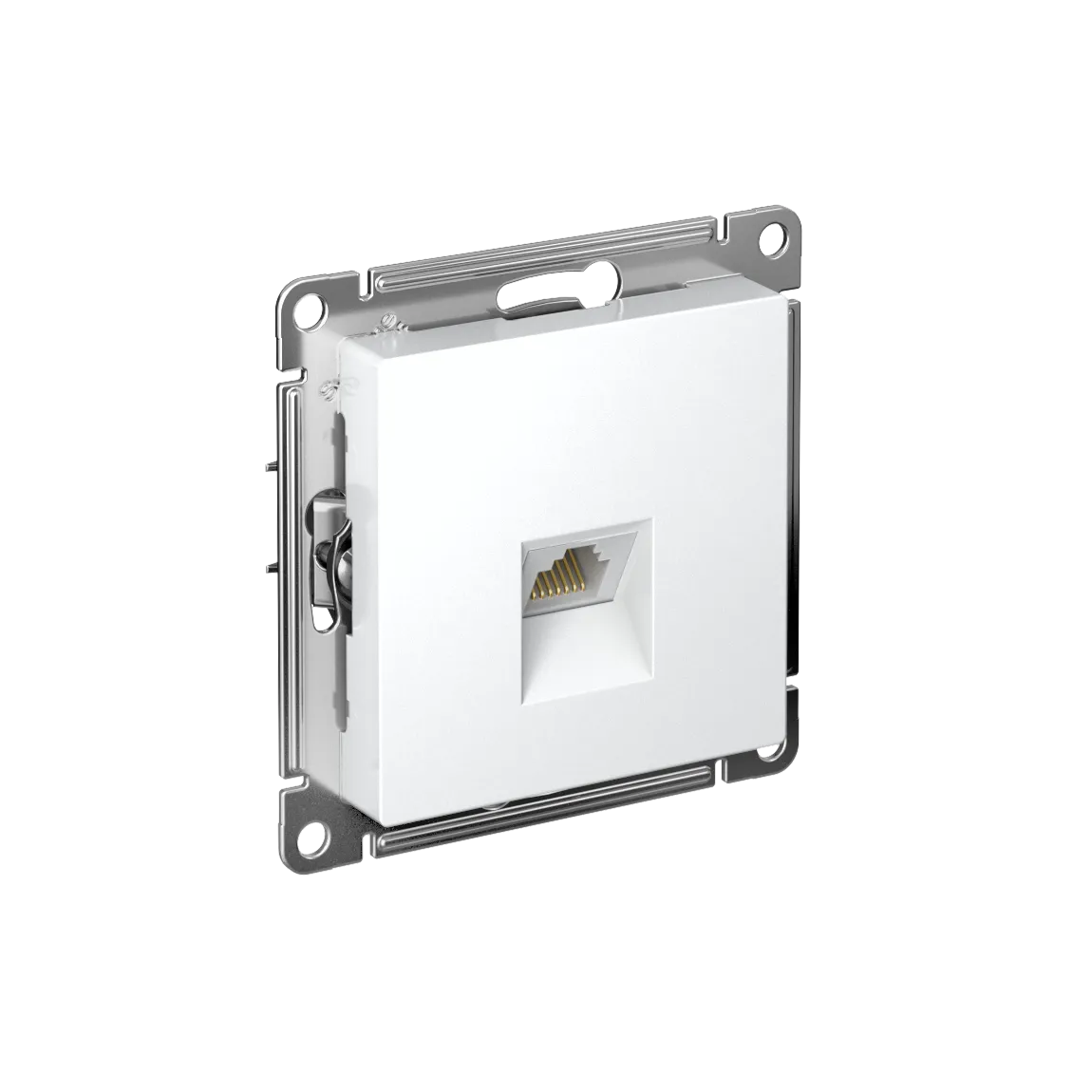 Розетка компьютерная AtlasDesign RJ45 категория 5e механизм белый
