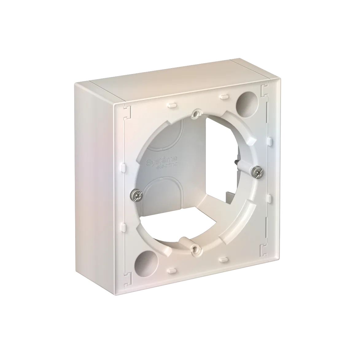 Коробка для наружного монтажа AtlasDesign жемчуг