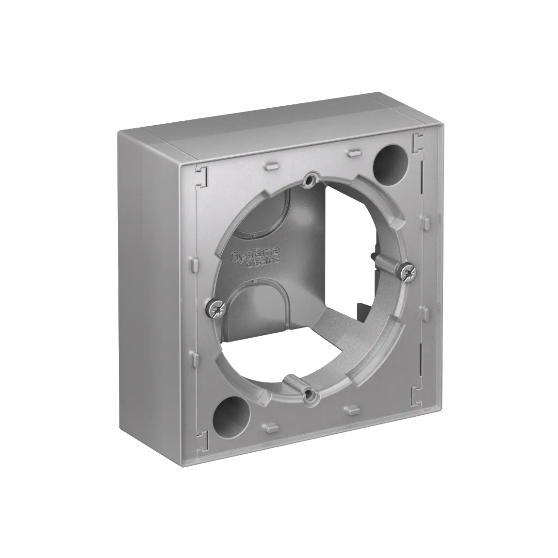 Коробка для наружного монтажа AtlasDesign алюминий