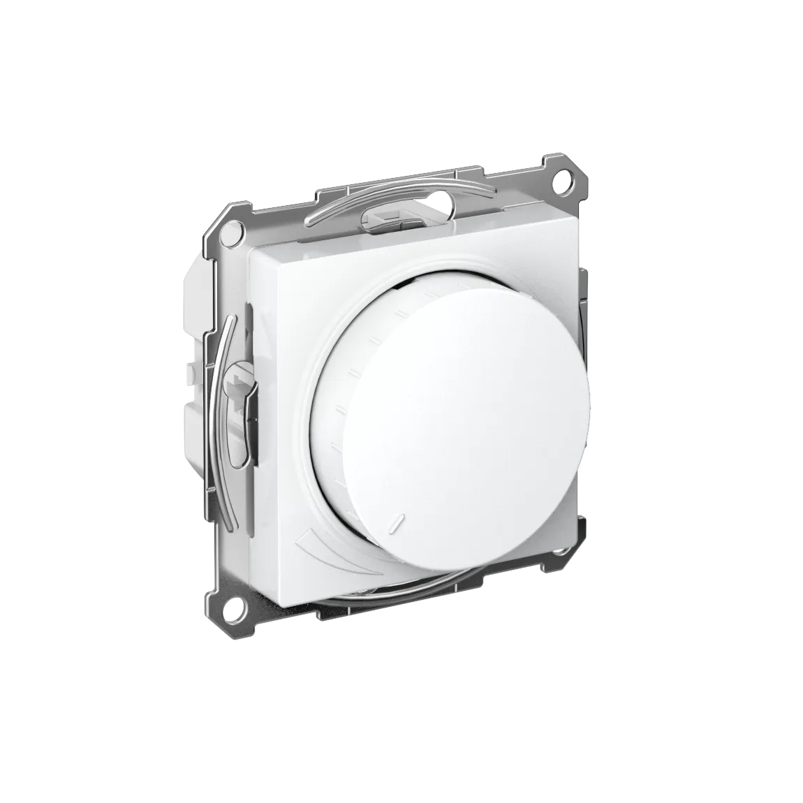 ATLASDESIGN СВЕТОРЕГУЛЯТОР (диммер) поворотно-нажимной, LED, RC, 400Вт, механизм, БЕЛЫЙ