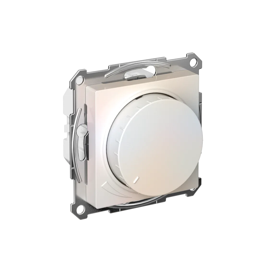 ATLASDESIGN СВЕТОРЕГУЛЯТОР (диммер) поворотно-нажимной, LED, RC, 400Вт, механизм, ЖЕМЧУГ