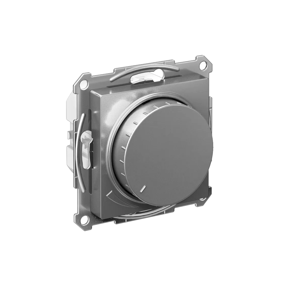 ATLASDESIGN СВЕТОРЕГУЛЯТОР (диммер) поворотно-нажимной, LED, RC, 400Вт, механизм, СТАЛЬ