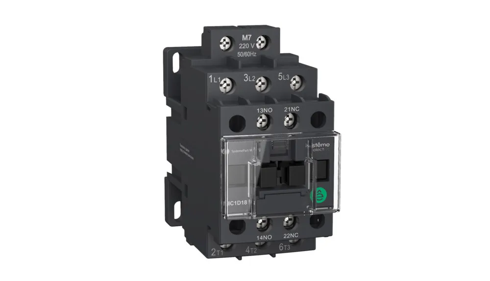 КОНТАКТОР MC1D 3P 9A НО+НЗ 110V 50/60ГЦ