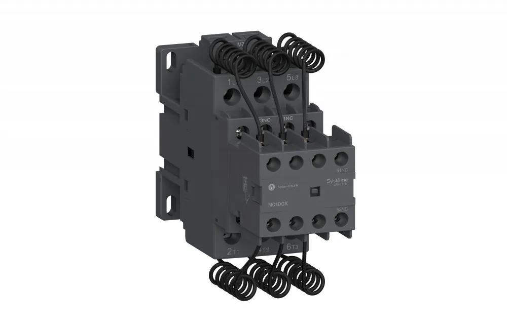 КОНТАКТОР MC1D ДЛЯ КОНДЕНСАТОРНЫХ БАТАРЕЙ 12.5 КВАР 1НО/2НЗ 110V 50/60ГЦ