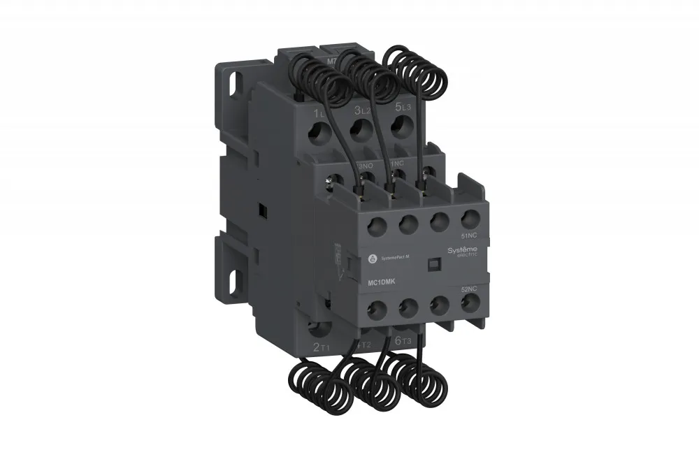 КОНТАКТОР MC1D ДЛЯ КОНДЕНСАТОРНЫХ БАТАРЕЙ 20 КВАР 1НО/2НЗ 24V 50/60ГЦ