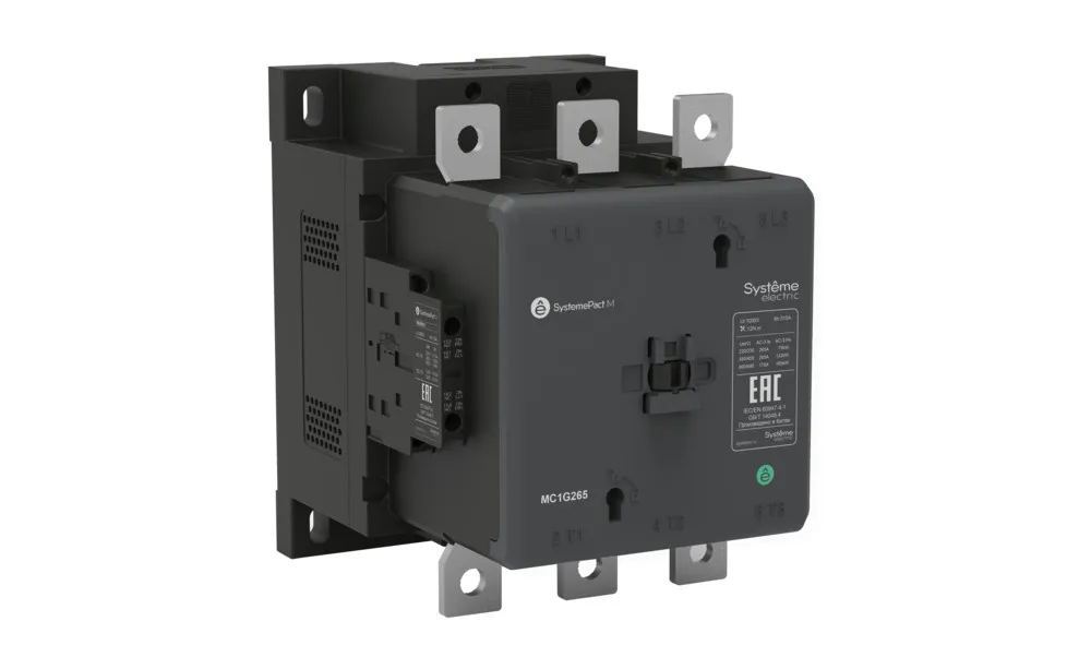 КОНТАКТОР MC1G 3P 265A AC/DC 100-250V