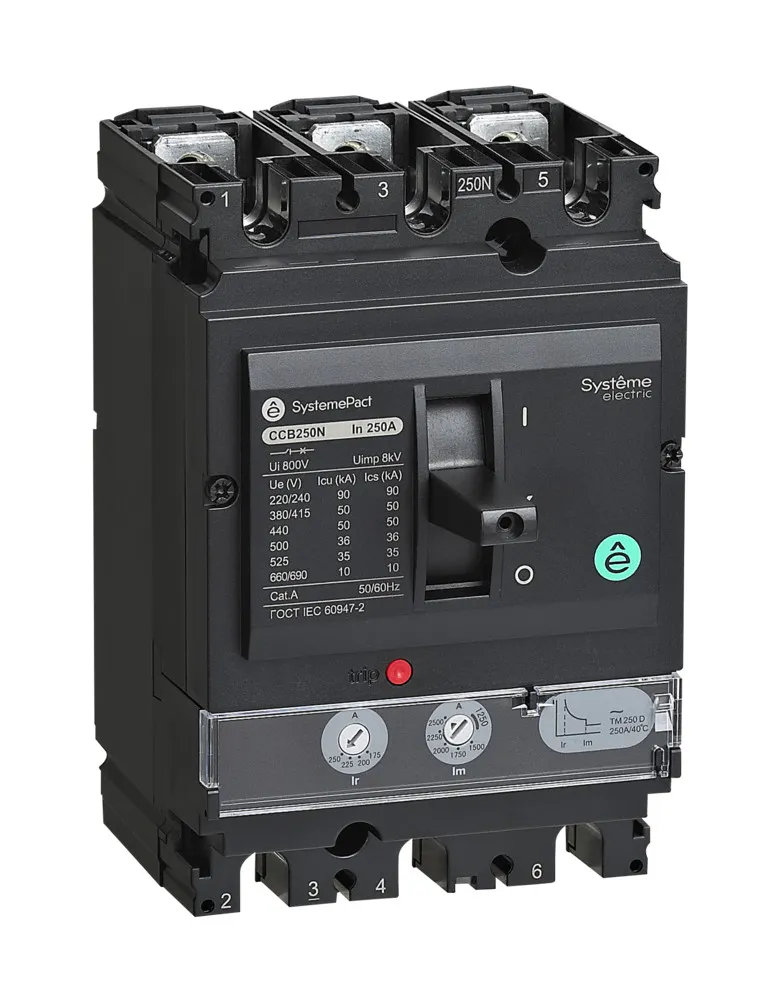 АВТ.ВЫКЛ SYSTEMEPACT CCB250 50KA 3P3D TMD200