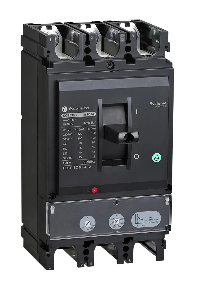 АВТ.ВЫКЛ SYSTEMEPACT CCB400 100KA 3P3D TMD400