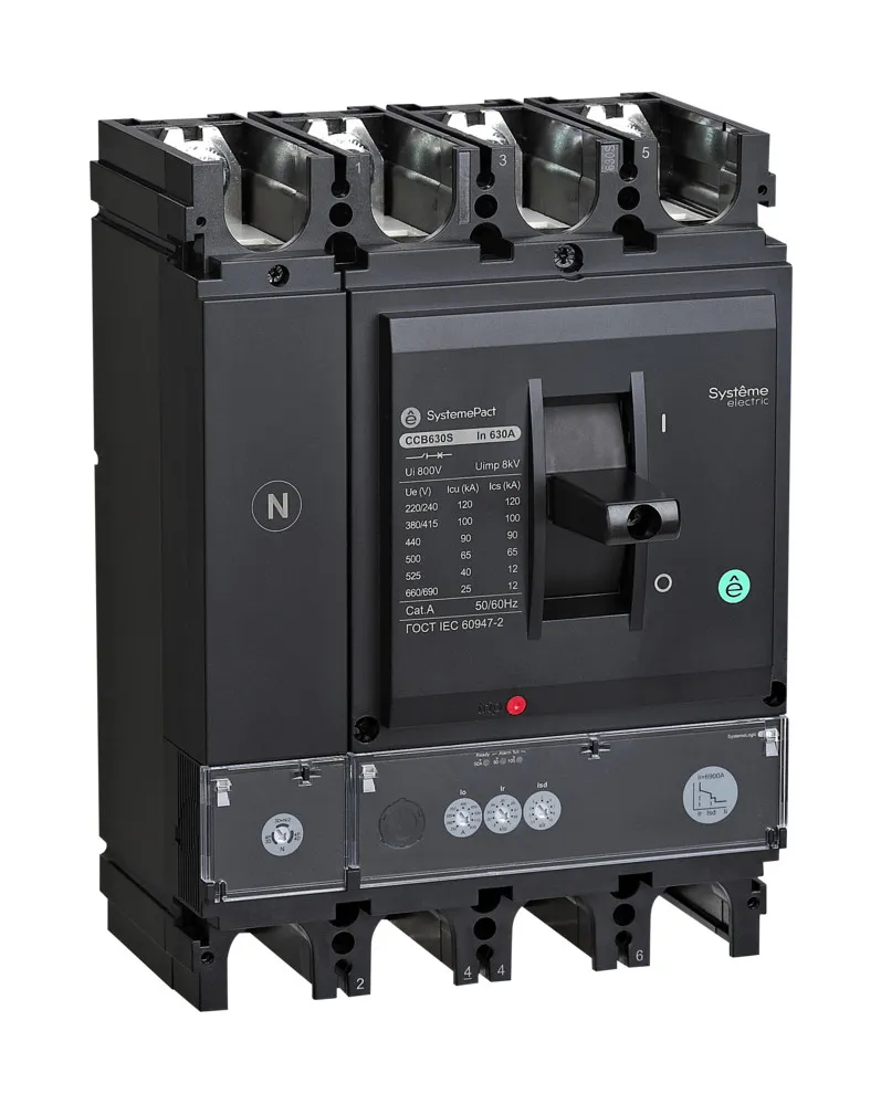 АВТ.ВЫКЛ SYSTEMEPACT CCB630 100KA 4P4D S2.3 630A