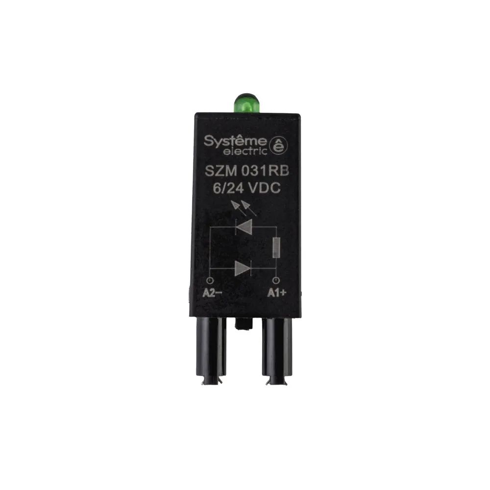 Защитный модуль диод+LED 6/24VDC