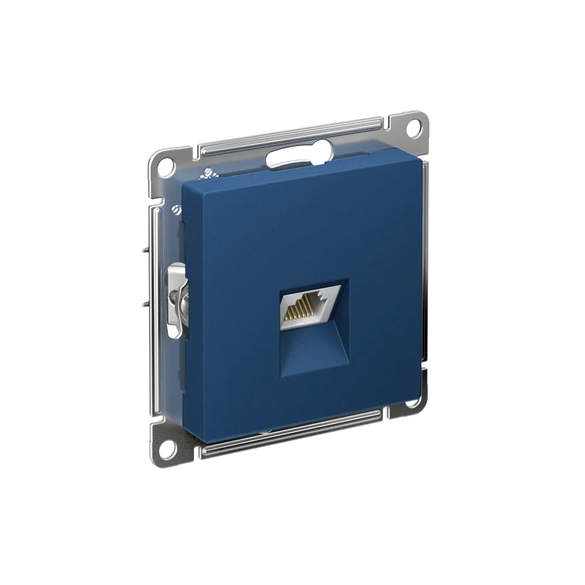ATLASDESIGN РОЗЕТКА компьютерная RJ45 кат. 6A, механизм, АКВАМАРИН