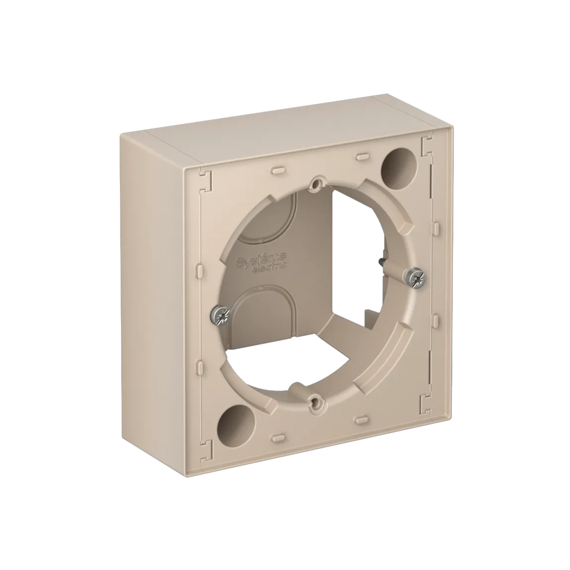 Коробка для наружного монтажа AtlasDesign песочный