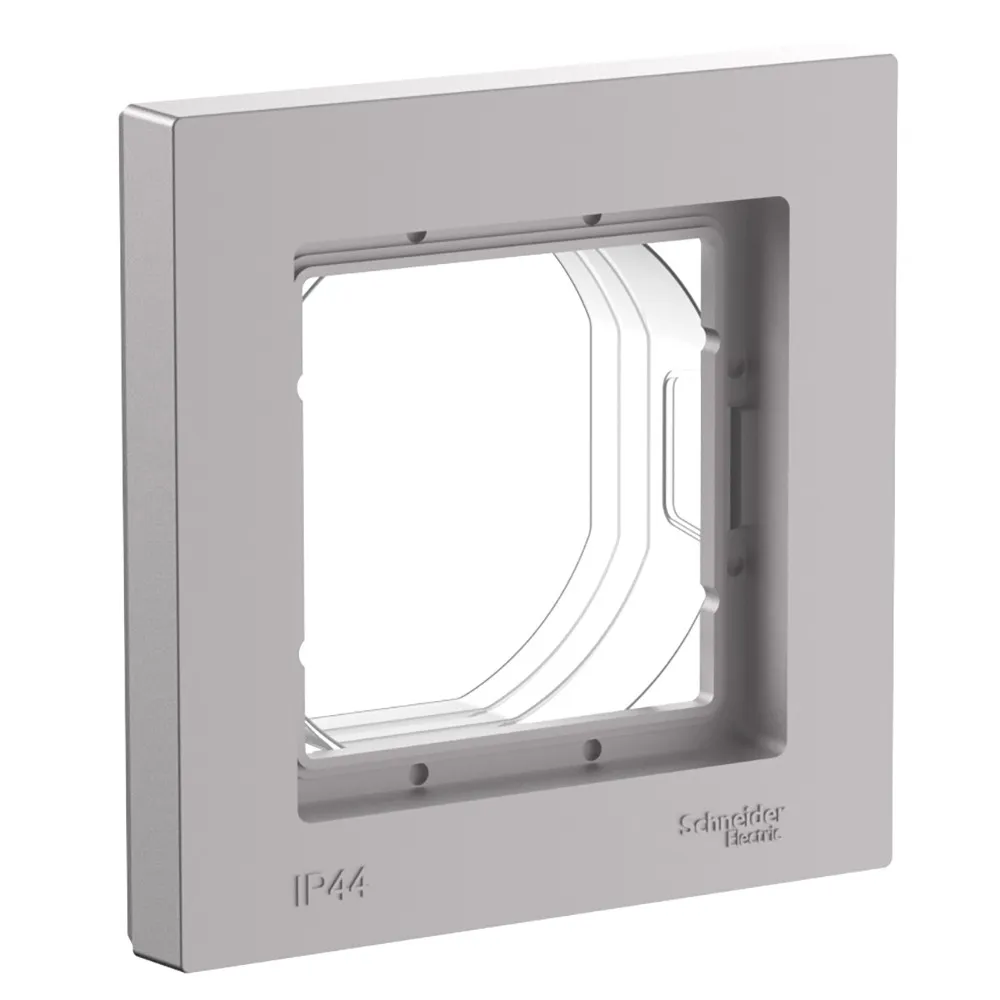 ATLASDESIGN AQUA 1-постовая РАМКА, IP44, АЛЮМИНИЙ