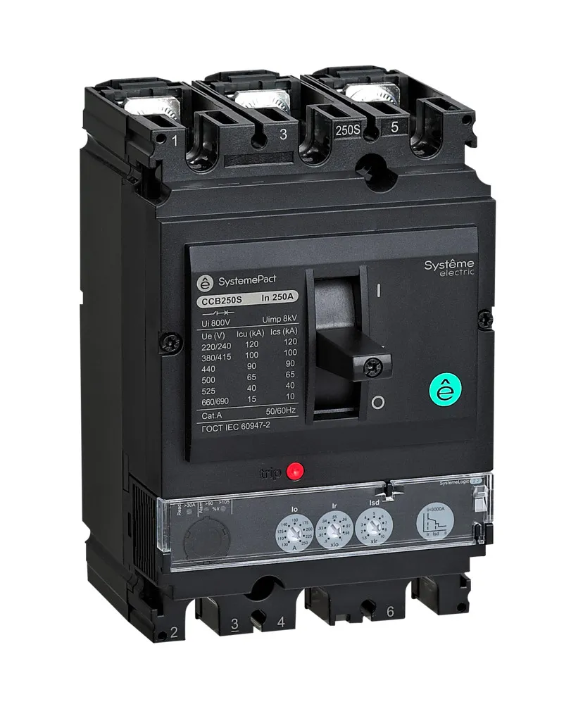 АВТ.ВЫКЛ SYSTEMEPACT CCB100 100КА S2.2M 3P3D 50A
