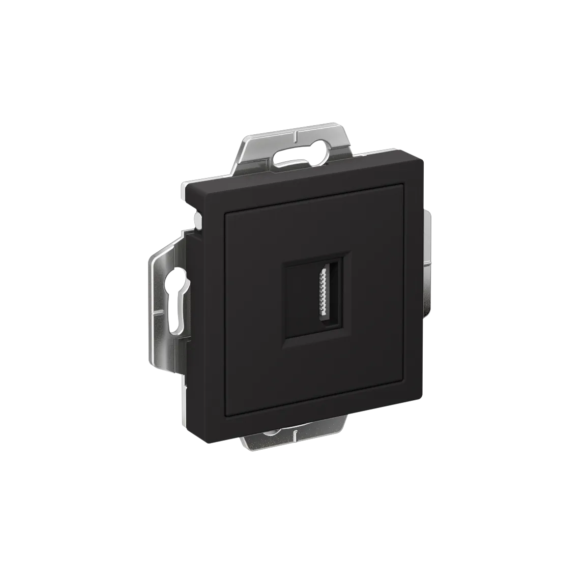 Розетка HDMI AtlasDesign механизм карбон