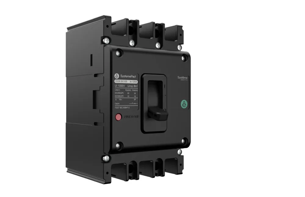 АВТОМАТИЧЕСКИЙ ВЫКЛЮЧАТЕЛЬ SYSTEMEPACT CCB DC125 2P35КА/3P10КА 3P TMD125