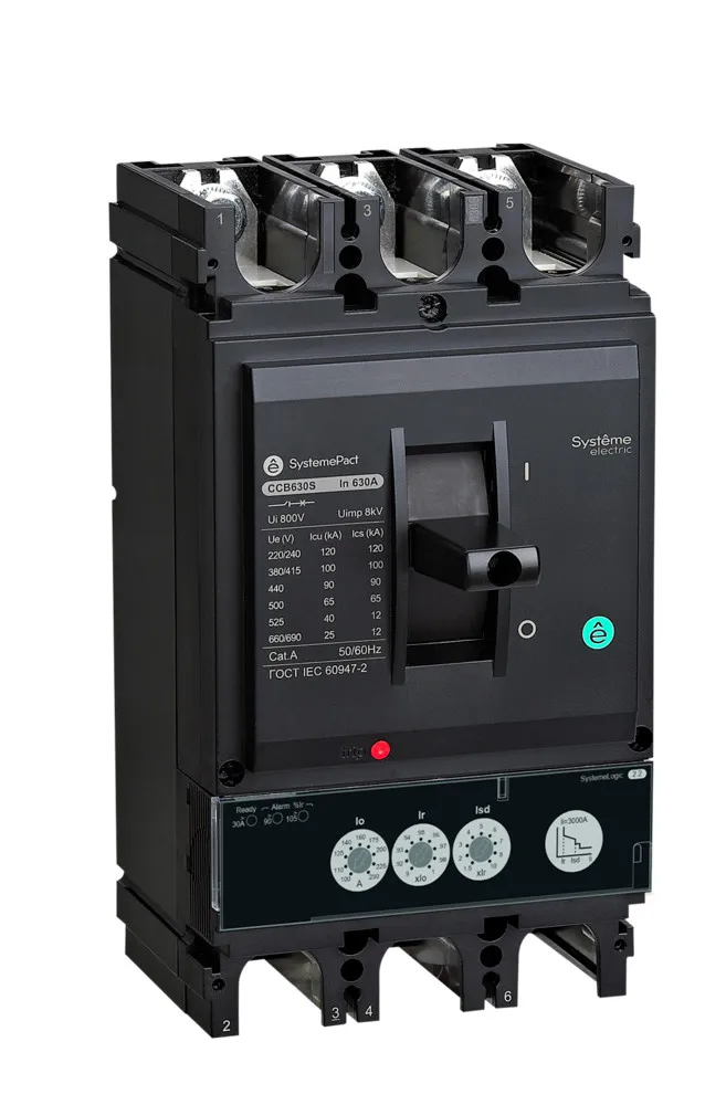 АВТ.ВЫКЛ SYSTEMEPACT CCB630 150KA 3P3D S2.3 630A