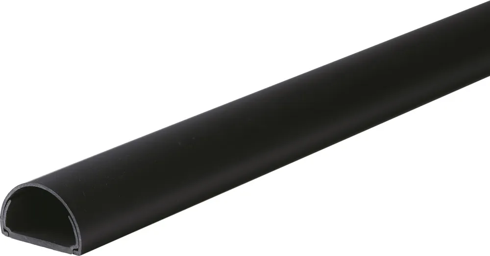 MULTISET Кабель-канал арочный 20x12, 2м АНТРАЦИТ
