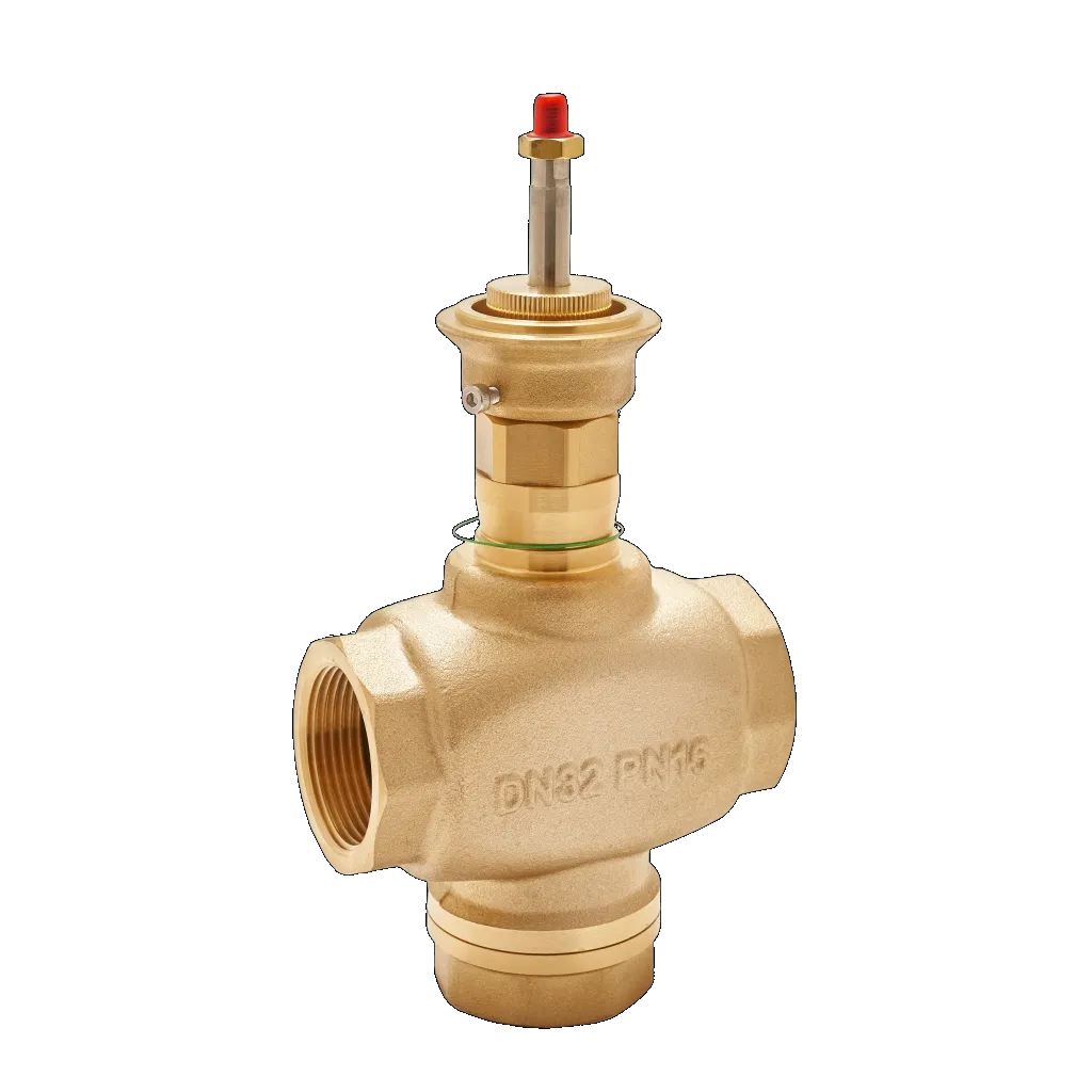 Клапан регулирующий 3-ход смес-разд резьб PN16 DN32 16м3/ч -10…+95°С