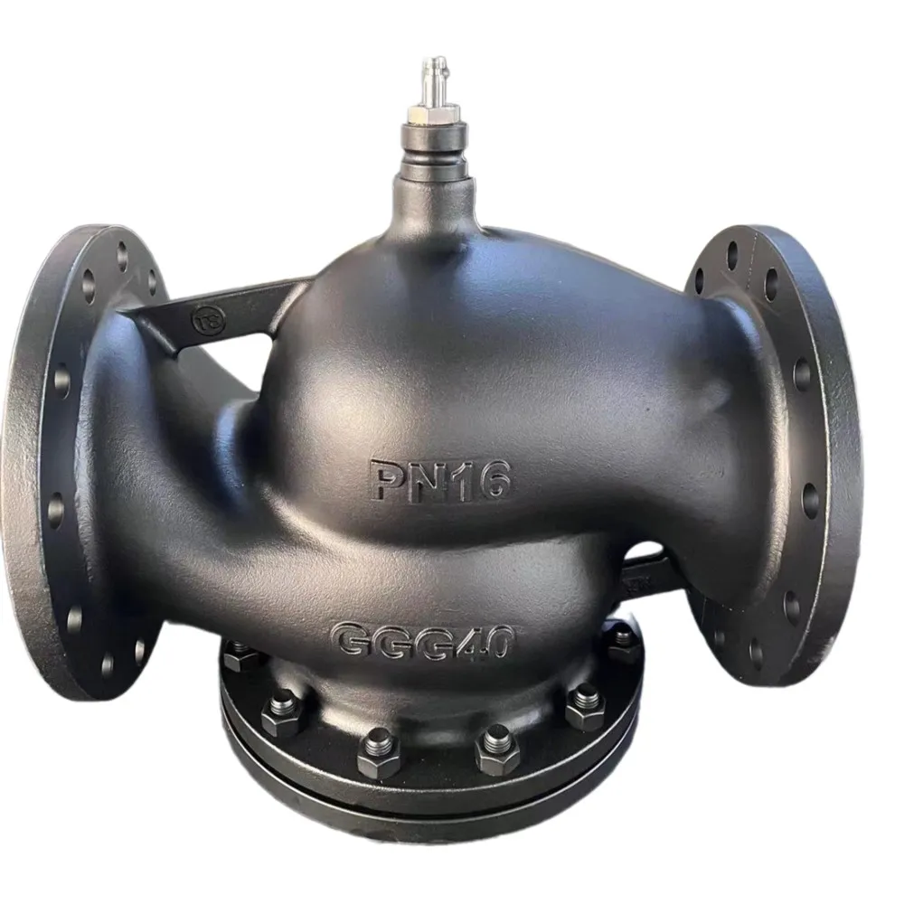 Клапан регулирующий 2-ход фланц PN16 DN200 450м3/ч -20…+130°С