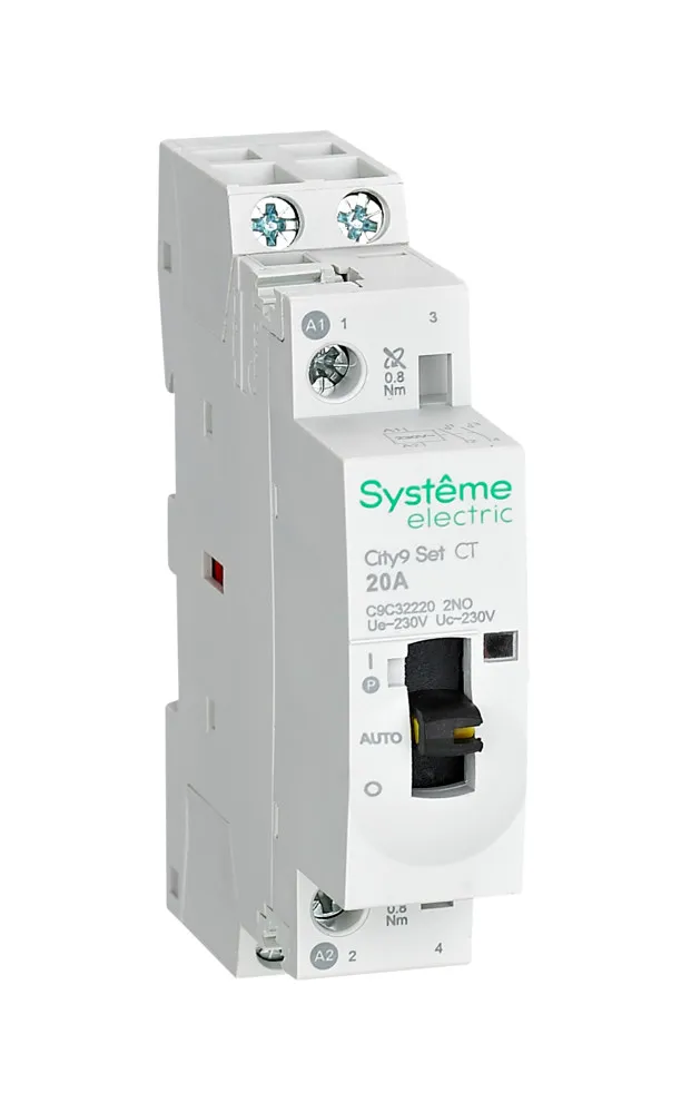 Модульный контактор City9 Set 2P 2НО 20А AC 230В-230В