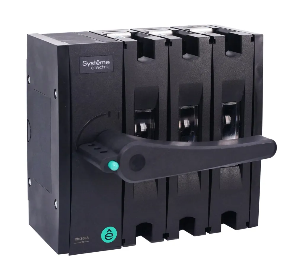 ВЫКЛ.-РАЗЪЕДИНИТЕЛЬ SYSTEMEPACT SD250 3P 200A РУКОЯТКА СЛЕВА ФРОНТ._РУКОЯТКА ЗАКАЗЫВАЕТСЯ ОТДЕЛЬНО
