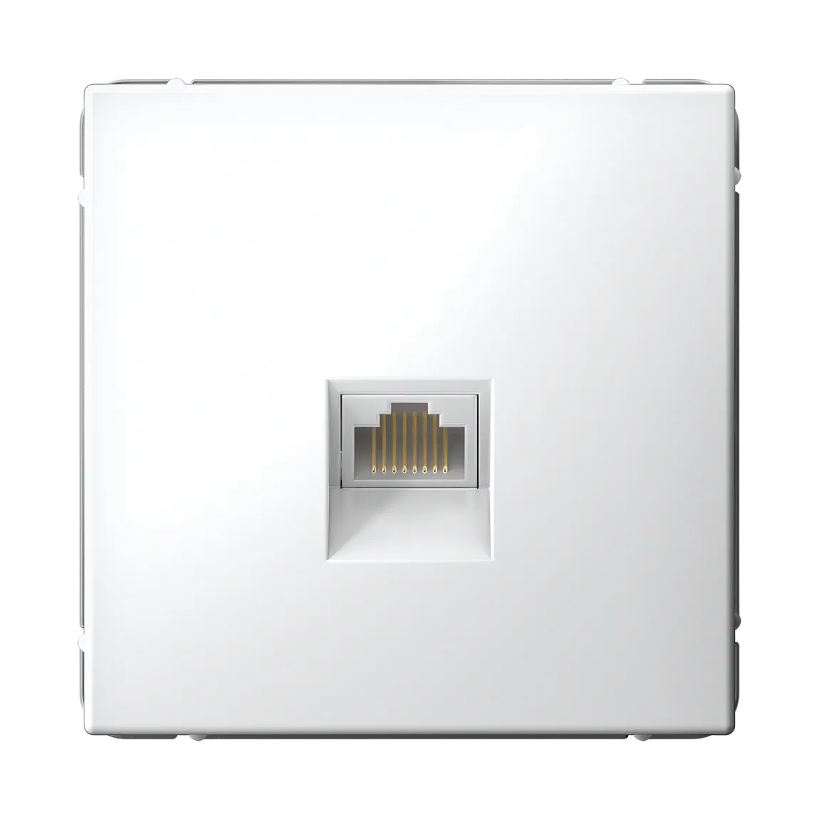ARTGALLERY РОЗЕТКА компьютерная RJ45, кат. 6A, механизм, БЕЛЫЙ