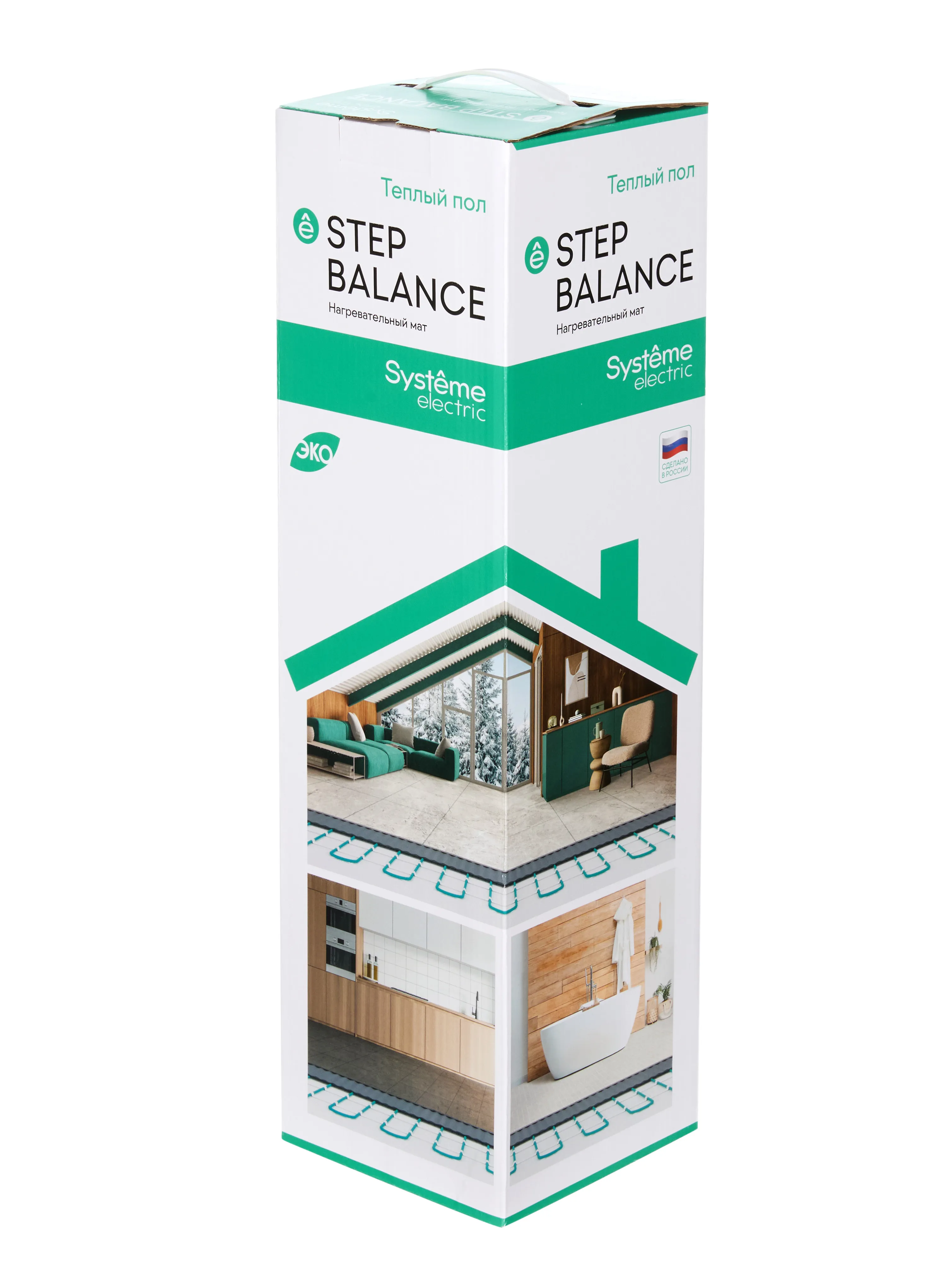 Теплый пол мат нагревательный STEP BALANCE, SBM150035, 150 Вт/м2, 525 Вт, 3,5 м2