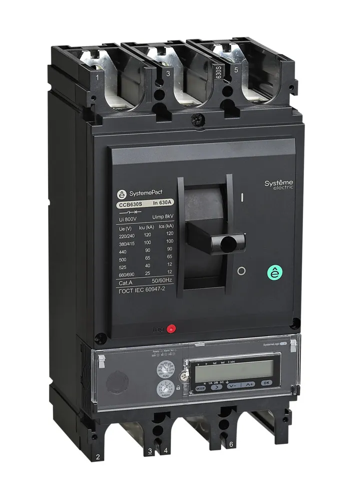 АВТ.ВЫКЛ SYSTEMEPACT CCB630 150KA 3P3D S5.3E 630A