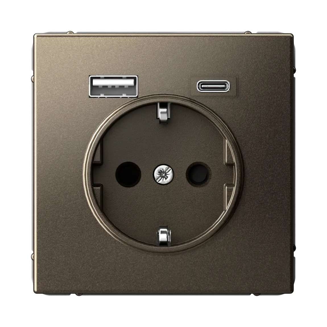 ARTGALLERY РОЗЕТКА 16А с 2 USB A+C, 5В/2,4А/3,0А, 2х5В/1,5А, механизм, МОККО