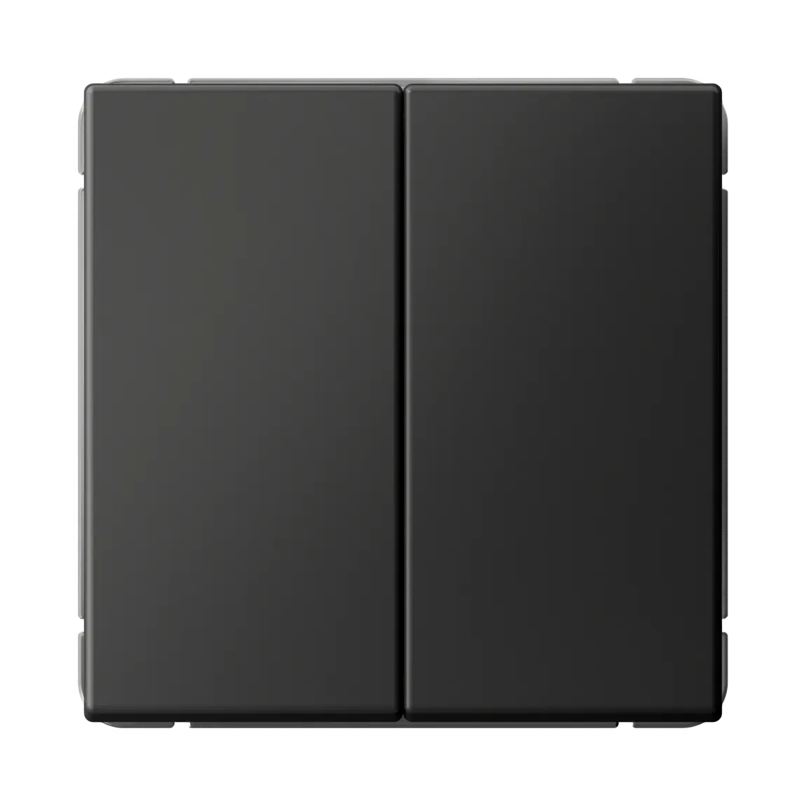 Выключатель двухклавишный ArtGallery сх5 10АХ механизм базальт