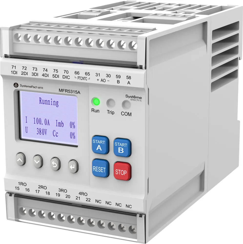 РЕЛЕ MFR530 MODBUS-RTU + ВСТРОЕННЫЙ ДИСПЛЕЙ 25-100A ТТ O18ММ 80-270В AC/DC