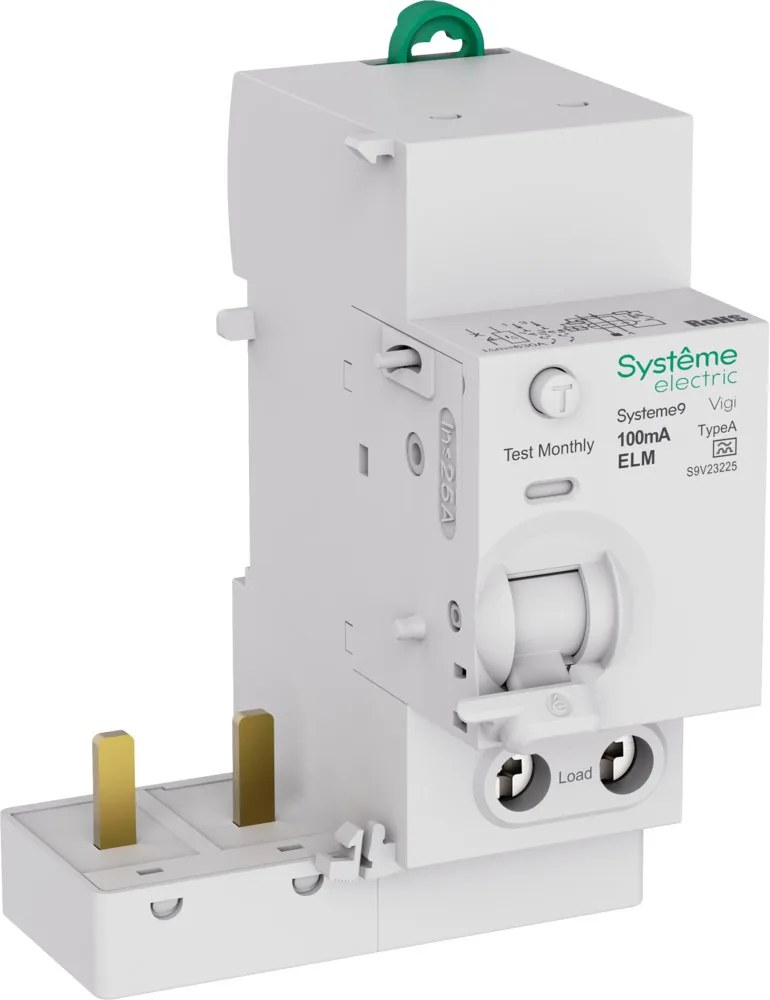 Блок дифференциального тока Systeme9 2P 25А A 100мА 230В