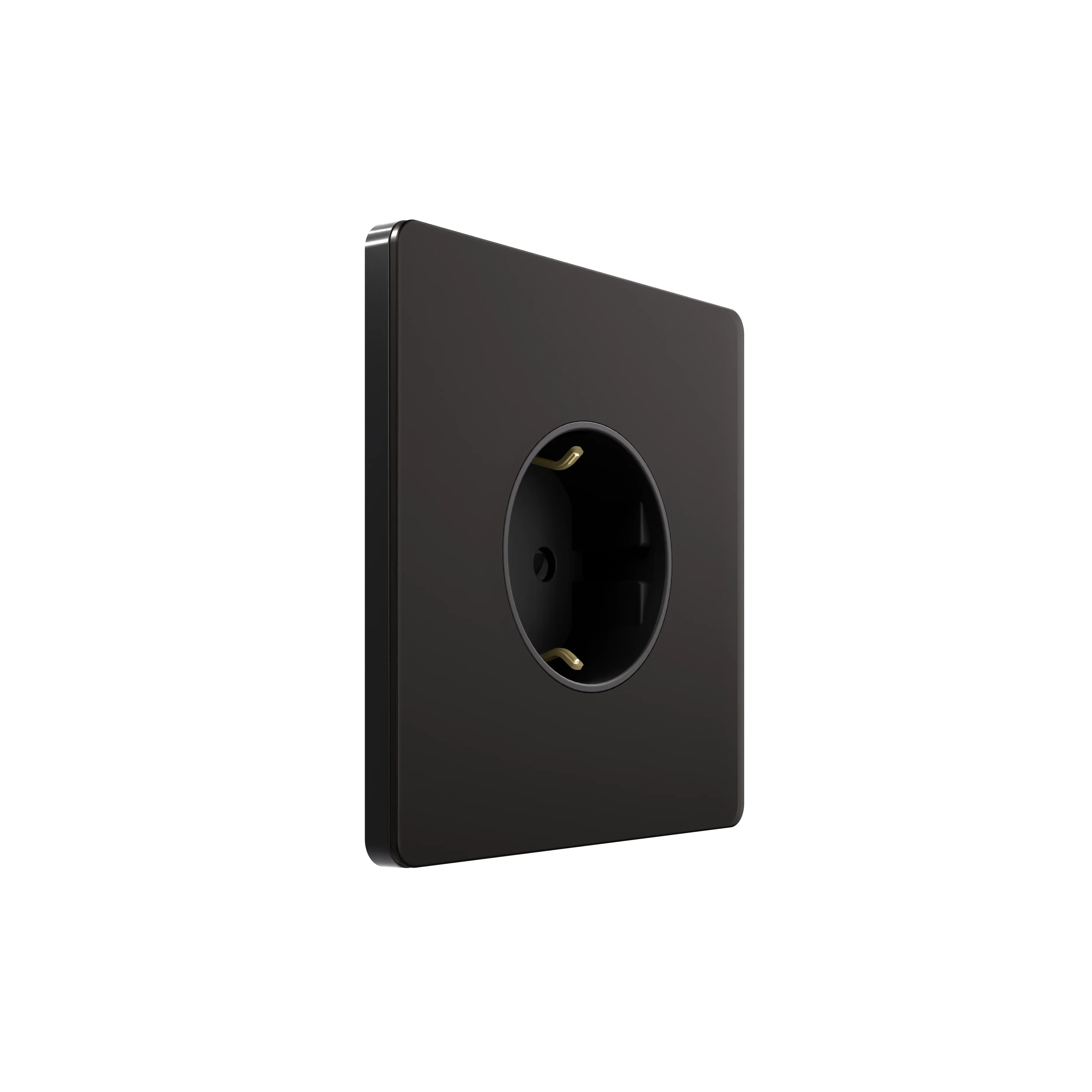 Systeme Infinity, Розетка С/У с ЗК (250В, 16А, защит.шторки), Полярная ночь